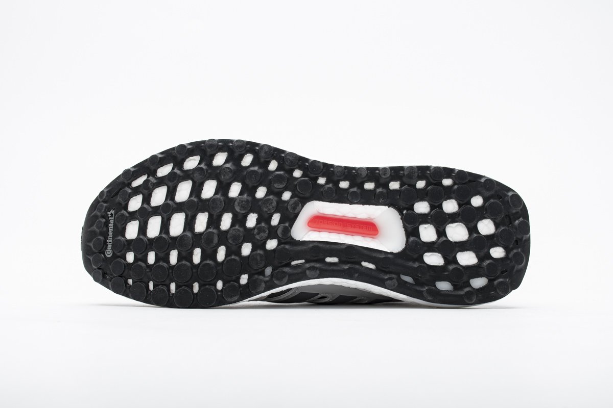 EF0720 adidas Ultra Boost S&L Black Grey Four Red Real Boost - Image 5