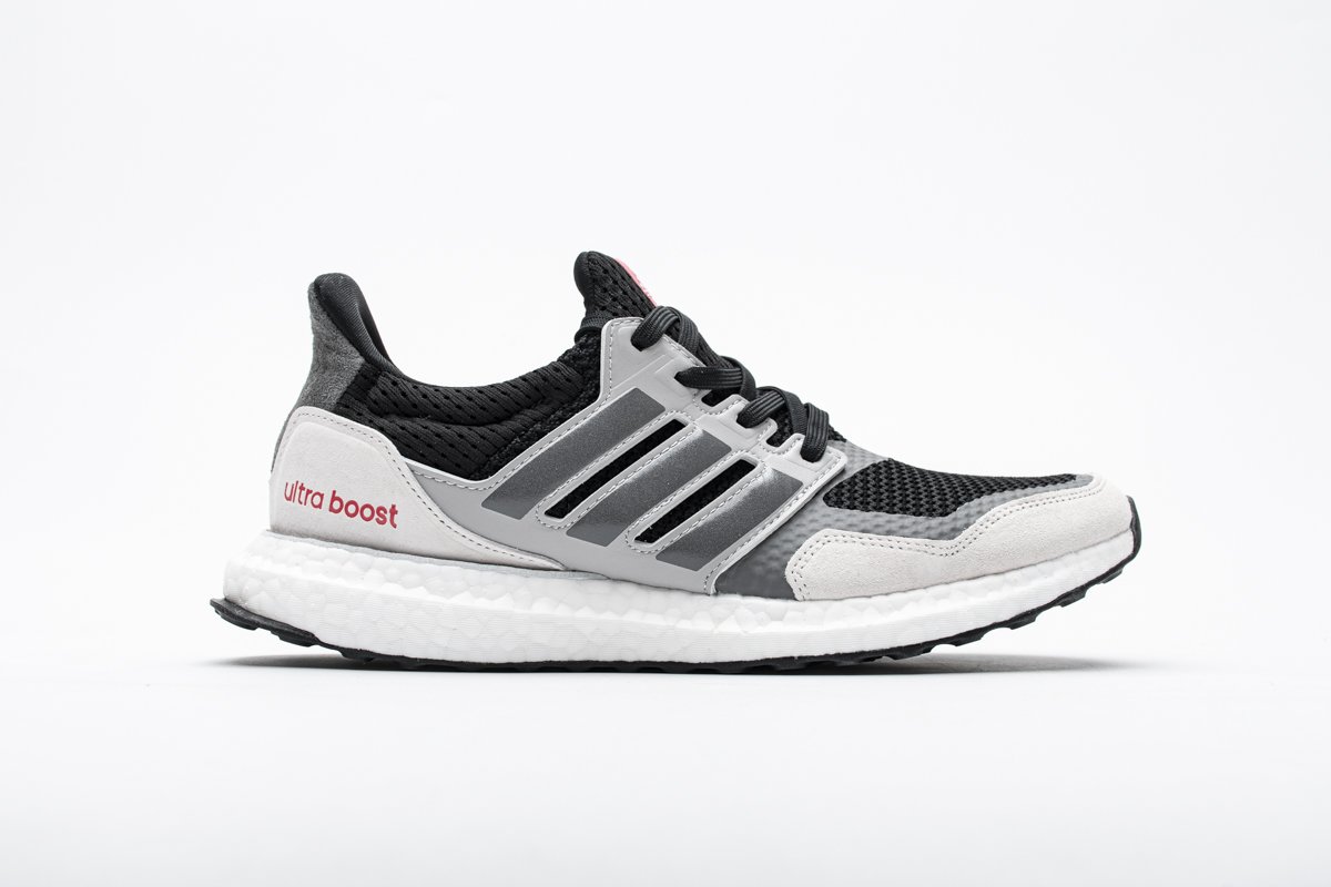 EF0720 adidas Ultra Boost S&L Black Grey Four Red Real Boost - Image 2
