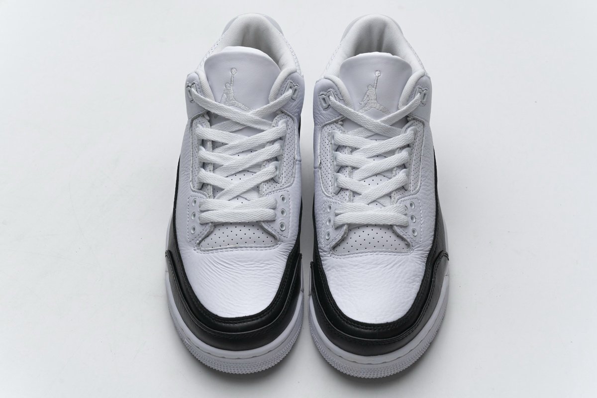 DA3595-100 Fragment Design x Air Jordan 3 Black White - Image 4