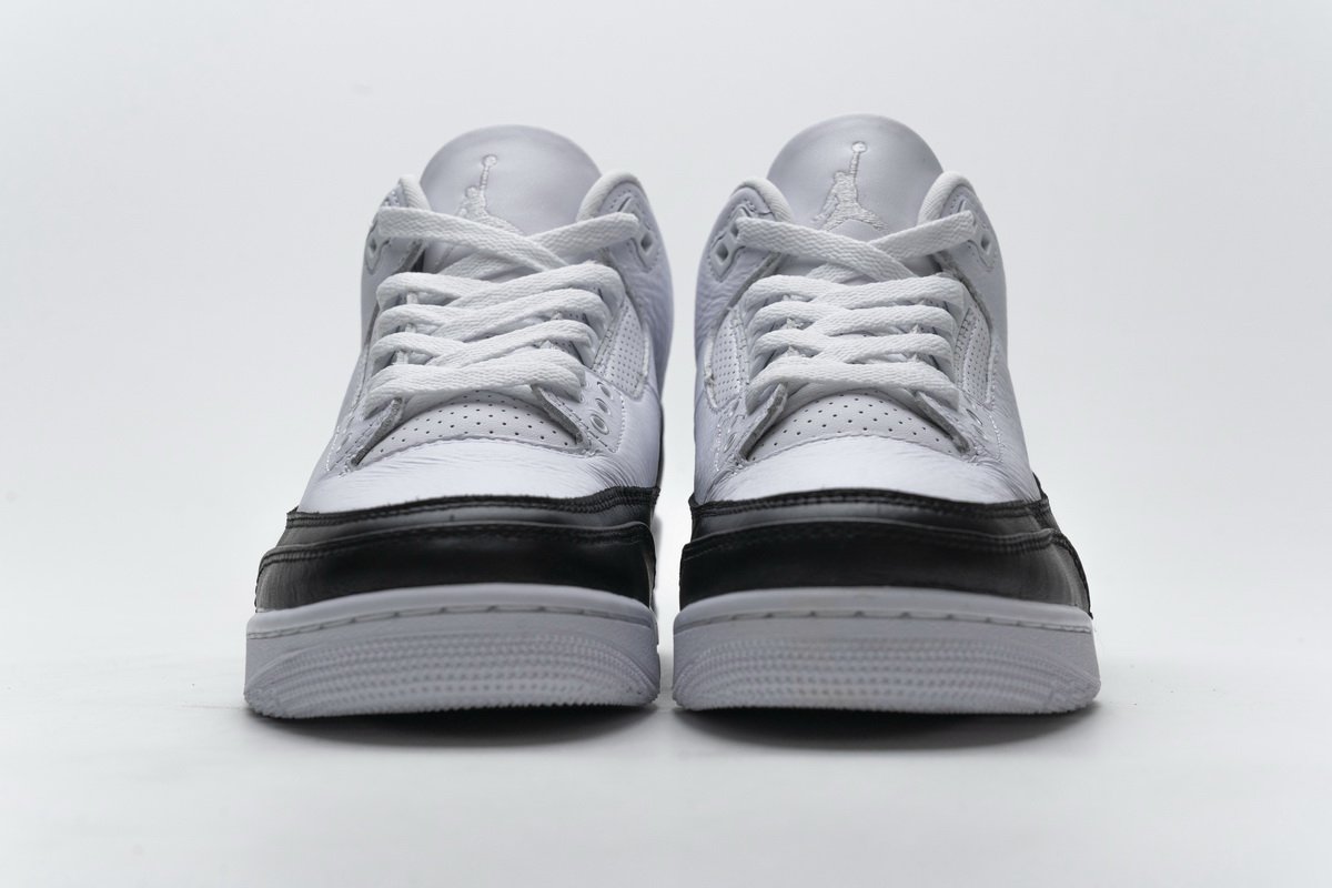 DA3595-100 Fragment Design x Air Jordan 3 Black White - Image 5