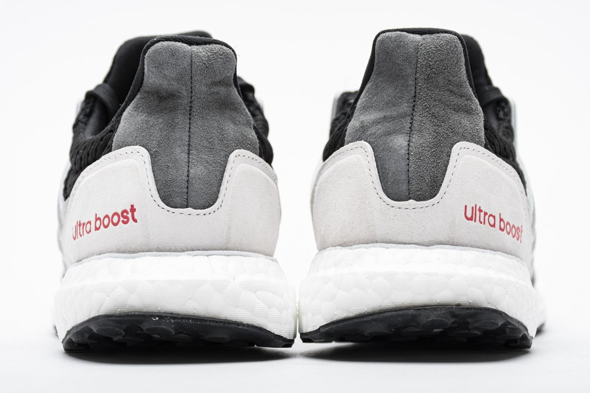 EF0720 adidas Ultra Boost S&L Black Grey Four Red Real Boost - Image 4