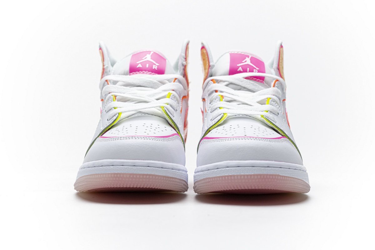 CV4611-100 Air Jordan 1 Mid GS “Edge Glow” - Image 5