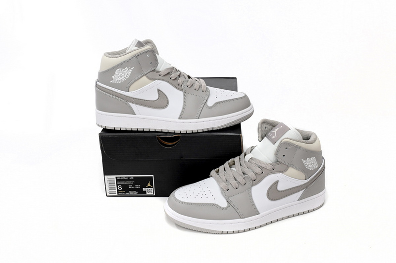 Air Jordan 1 Mid 'College Grey' 554724-082 - Image 2